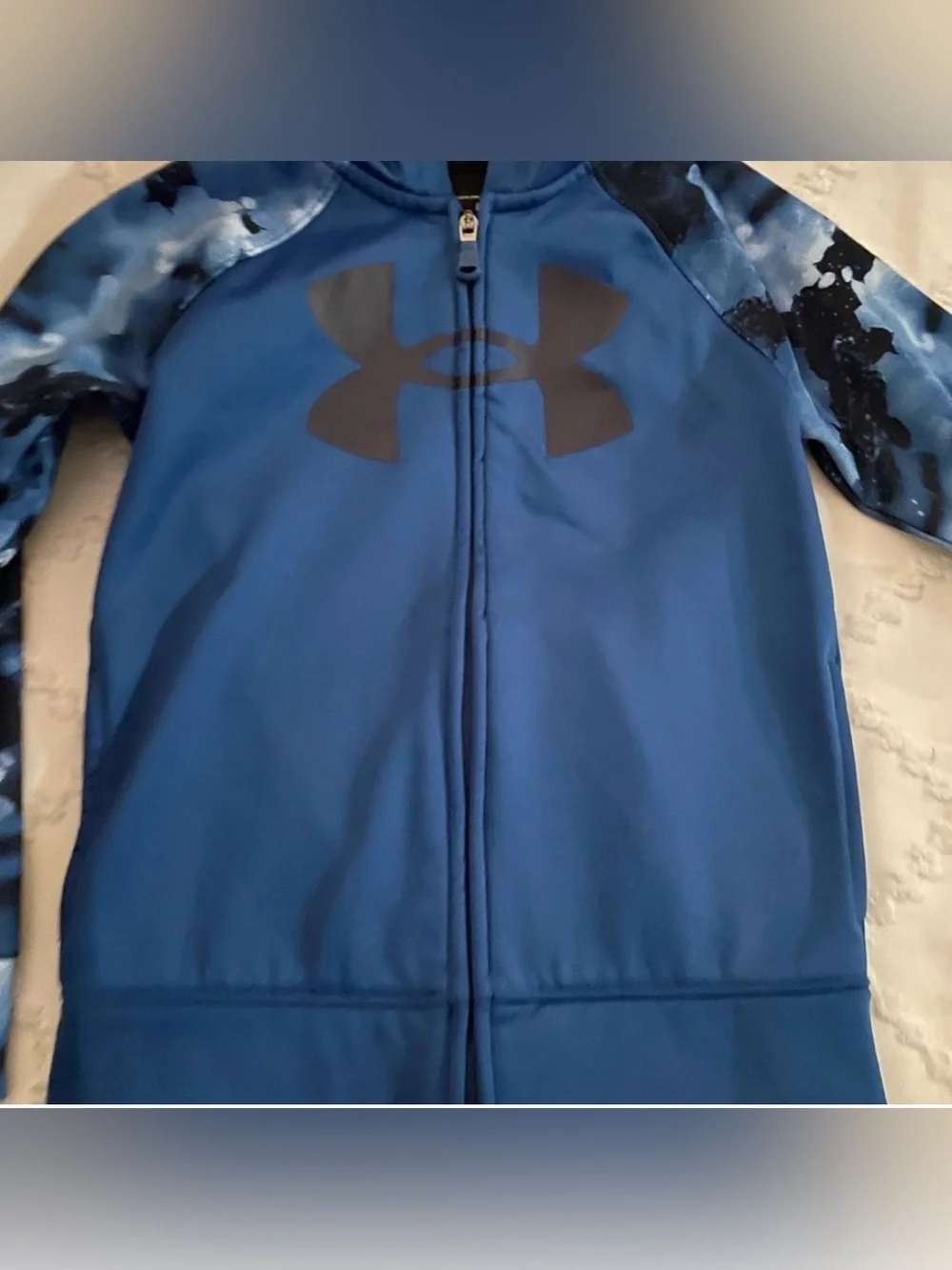 Under Armour Boys' Camo Raglan Full-Zip Hoodie Set